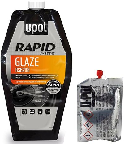 U-POL Rapid Glaze plamuur voor fijne afwerking