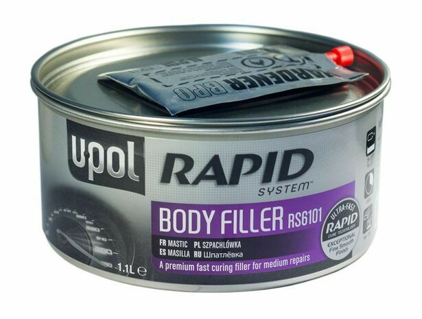 U-POL Rapid plamuur voor middel/diepe reparaties