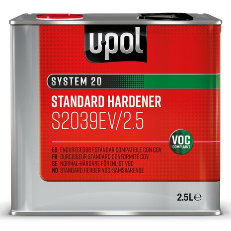 U-POL S2039EV Standaard verharder 2,5L