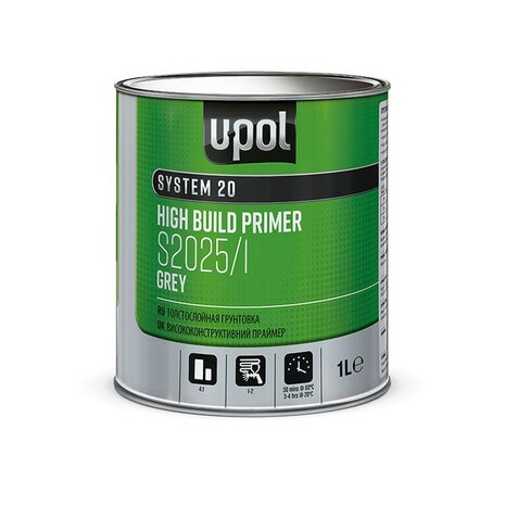 U-POL S2025 Highbuild primer grijs 1L