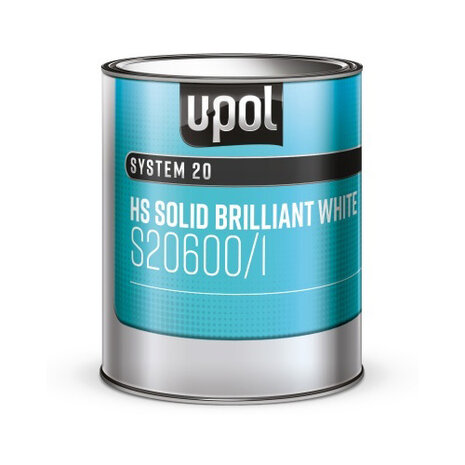 U-POL Solid Colours glanzend wit 1L